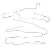 Intermediate Brake Line Kit 2015-2017 Ford F-150 Ext Cab/ Long Bed [Stainless] - image 1