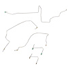 Brake Line Kit 2004-2008 Ford Ranger, AWABS, 4WD [Stainless] - image 1