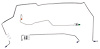 Brake Line Kit 1999-2001 Ford Superduty/Excursion RWABS [Stainless] - image 1