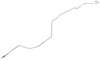 Rear Axle Brake Lines 1997-2003 FORD F-150 & 04 Heritage w/ Rear Disc Brakes [Stainless] - image 2