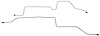 Rear Axle Brake Lines 1994-1997 Ford Ranger [Stainless] - image 1