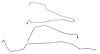 Transmission Cooler Line Set 2006-2012 Ford Ranger with 4.0L 4wd [Stainless] - image 1