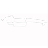 Fuel Line Kit 1987-1993 Ford Mustang, V8, w/o Subframe Connectors [Stainless]