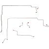 Brake Line Kit 1994-1995 Ford Mustang GT, ABS [Steel] - image 1