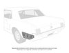 Trunk Floor Drop Off Panel for 1964-1970 Ford Mustang, 1967-1970 Mercury Cougar [Left/Driver Side] - image 2