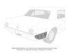 Trunk Floor Drop Off Panel for 1964-1970 Ford Mustang, 1967-1970 Mercury Cougar [Right/Passenger Side] - image 2