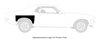 Rear Wheel Opening Patch Panel for 1969-1970 Ford Mustang [Right/Passenger Side] - image 2