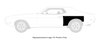 Rear Wheel Opening Patch Panel for 1971-1973 Ford Mustang [Left/Driver Side] - image 2