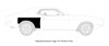 Rear Wheel Opening Patch Panel for 1971-1973 Ford Mustang [Right/Passenger Side] - image 2