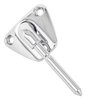 Sun Visor Brackets Fits Select 1978-1992 GM Hard Top Models, w/Short Pin & Non-Illuminated Visor [Chrome] - image 2
