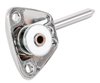 Sun Visor Brackets Fits Select 1978-1992 GM Hard Top Models, w/Short Pin & Non-Illuminated Visor [Chrome] - image 3