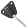 Sun Visor Brackets Fits Select 1978-1992 GM Hard Top Models, w/Short Pin & Non-Illuminated Visor [Black] - image 2