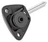 Sun Visor Brackets Fits Select 1978-1992 GM Hard Top Models, w/Short Pin & Non-Illuminated Visor [Black] - image 3