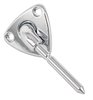 Sun Visor Brackets Fits Select 1971-1992 GM T-Top Models, w/Short Pin & Non-Illuminated Visor [Chrome] - image 2