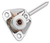 Sun Visor Brackets Fits Select 1978-1992 GM Hard Top Models, w/Short Pin & Illuminated Visor [Chrome] - image 3