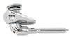 Sun Visor Brackets Fits Select 1978-1992 GM Hard Top Models, w/Short Pin & Illuminated Visor [Chrome] - image 4
