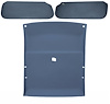 ABS Headliner & Visor Kit for Select 1978-1988 Buick, Chevy, Olds & Pontiac 2-Door, w/Dome/Map Light [Adriatic Blue] - image 1