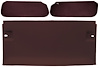 ABS Headliner & Visor Kit for Select 1978-1988 Buick, Chevrolet, Olds & Pontiac 2-Door G-Body w/T-Top [Claret] - image 1