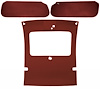 ABS Headliner & Visor Kit for Select 1978-1988 Buick Regal, GN, Chevy Monte Carlo w/Factory Sunroof [Carmine] - image 1