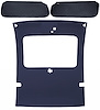 ABS Headliner & Visor Kit for Select 1978-1988 Buick Regal, GN, Chevy Monte Carlo w/Factory Sunroof [Very Dark Blue] - image 1