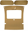 ABS Headliner & Visor Kit for Select 1978-1988 Buick Regal, GN, Chevy Monte Carlo w/Factory Sunroof [Saddle] - image 1