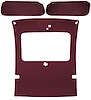ABS Headliner & Visor Kit for Select 1978-1988 Buick Regal, GN, Chevy Monte Carlo w/Factory Sunroof [Garnet] - image 1
