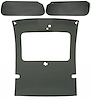 ABS Headliner & Visor Kit for Select 1978-1988 Buick Regal, GN, Chevy Monte Carlo w/Factory Sunroof [Medium Dark Gray] - image 1