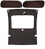 ABS Headliner & Visor Kit for Select 1978-1988 Buick Regal, GN, Chevy Monte Carlo w/Factory Sunroof [Briar Brown] - image 1