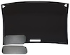 ABS Headliner & Visor Kit for 1978-1987 Chevy El Camino & GMC Caballero [Black] - image 1