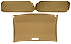 ABS Headliner & Visor Kit for 1978-1987 Chevy El Camino & GMC Caballero [Saddle] - image 1