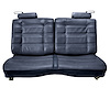 Front Split/Back Seat Uphol. for 1978-1980 Chevy El Cam/Malibu, GMC Caball. w/o Armrest [Horiz. Pleats, Navy Bl Vy/Ocean Bl Vel] - image 1