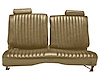 Front Split/Back Seat Upholstery for 1978-1980 Chevy El Camino/Malibu, GMC Caballero w/o Armrest [Vertical Pleats, Tan Vinyl] - image 1