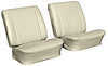 Front Bucket Seat Upholstery Kit for 1964 Chevrolet Chevelle, El Camino [Seville Grain Vinyl Fawn] - image 1