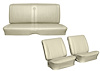 Front Buckets & Rear Seat Upholstery Kit for 1964 Chevrolet Chevelle, Convertible, 6-Piece [Seville Grain Vinyl Fawn] - image 1