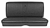 Rear Seat Upholstery Kit for 1964 Chevrolet Chevelle Convertible [Seville Grain Vinyl Black]