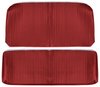 Rear Seat Upholstery Kit for 1964 Chevrolet Chevelle Convertible [Seville Grain Vinyl Red] - image 2