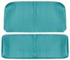 Rear Seat Upholstery Kit for 1964 Chevrolet Chevelle Convertible [Seville Grain Vinyl Turquoise (Aqua)] - image 2