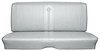 Rear Seat Upholstery Kit for 1964 Chevrolet Chevelle Convertible [Seville Grain Vinyl White] - image 1