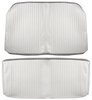 Rear Seat Upholstery Kit for 1964 Chevrolet Chevelle Convertible [Seville Grain Vinyl White] - image 2