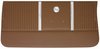 Front Standard Door Panel Set for 1964 Chevrolet Chevelle, Malibu, El Camino, Wagon, All 2-Door Models [Saddle] - image 2