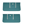 Front Standard Door Panel Set for 1964 Chevrolet Chevelle, Malibu, El Camino, Wagon, All 2-Door Models [Turquoise/Aqua] - image 1