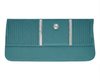Front Standard Door Panel Set for 1964 Chevrolet Chevelle, Malibu, El Camino, Wagon, All 2-Door Models [Turquoise/Aqua] - image 2