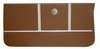 Front Deluxe Door Panel Set for 1964 Chevrolet Chevelle, Malibu, El Camino, Wagon, All 2-Door Models [Saddle] - image 2