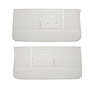 Front Standard Door Panel Set for 1964 Chevrolet Chevelle, Malibu, El Camino, Wagon, All 2-Door Models [White]