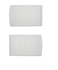 Rear Standard Side Panel Set for 1964 Chevrolet Chevelle, Malibu, Convertible [White] - image 1