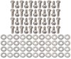 Under Hood Bolt Kit for 1960-1966 Chevrolet C10, C20, C30, K10, K20, K30, Panel and Suburban [Polished Stainless Steel] - image 2