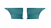 Rear Standard Side Panel Set for 1964 Chevrolet Chevelle 2-Door Wagon [Turquoise/Aqua] - image 1