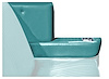 Rear Armrest Cover Set for 1964 Chevrolet Chevelle, Malibu Convertible [Turquoise/Aqua] - image 1