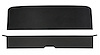 Rear Seat Upper Trim Panel Set Fits Select 1964 Buick, Chevrolet, Olds & Pontiac A-Body Convertible Models, 2-Piece [Black] - image 1