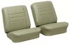 Front Buckets & Rear Seat Upholstery Kit for 1965 Chevy Chevelle & Malibu, Coupe, Hardtop [Madrid Grain Vinyl Fawn] - image 2